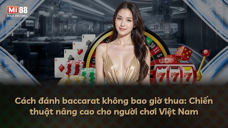 Cách đánh baccarat không bao giờ thua: Chiến thuật nâng cao cho người chơi Việt Nam